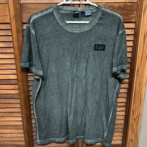 G-Star Grey Distressed T-shirt XL
